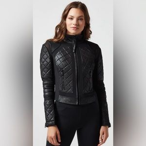 BLANC NOIR Vintage Moto Jacket Size L